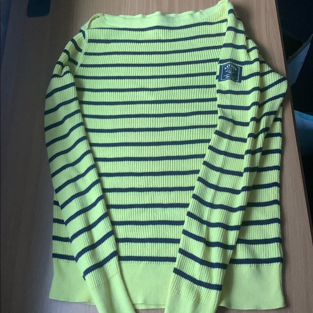 Ralph Lauren Women’s Striped Long Sleeve Sweater